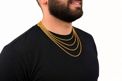 18K Rope Chain