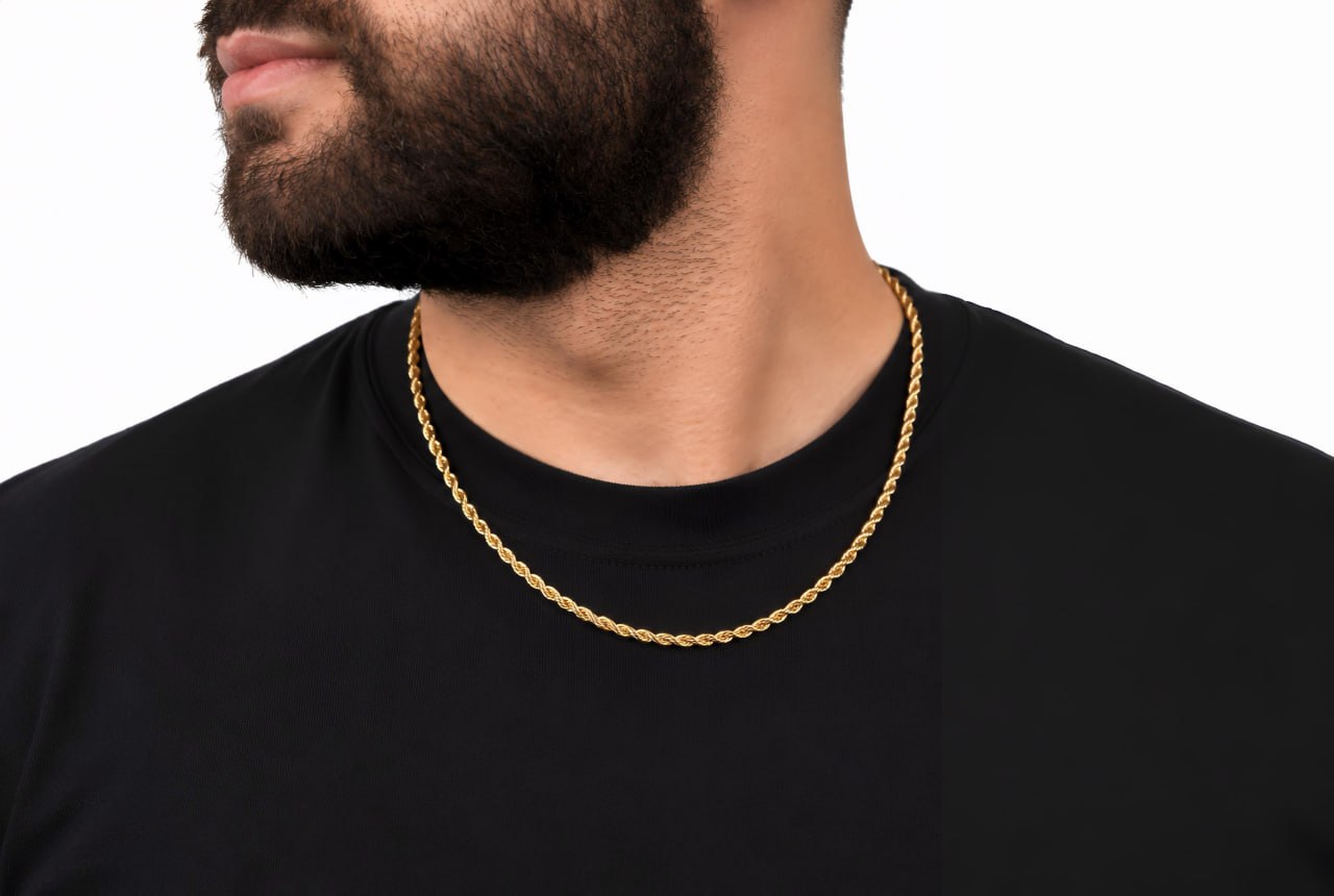18K Rope Chain