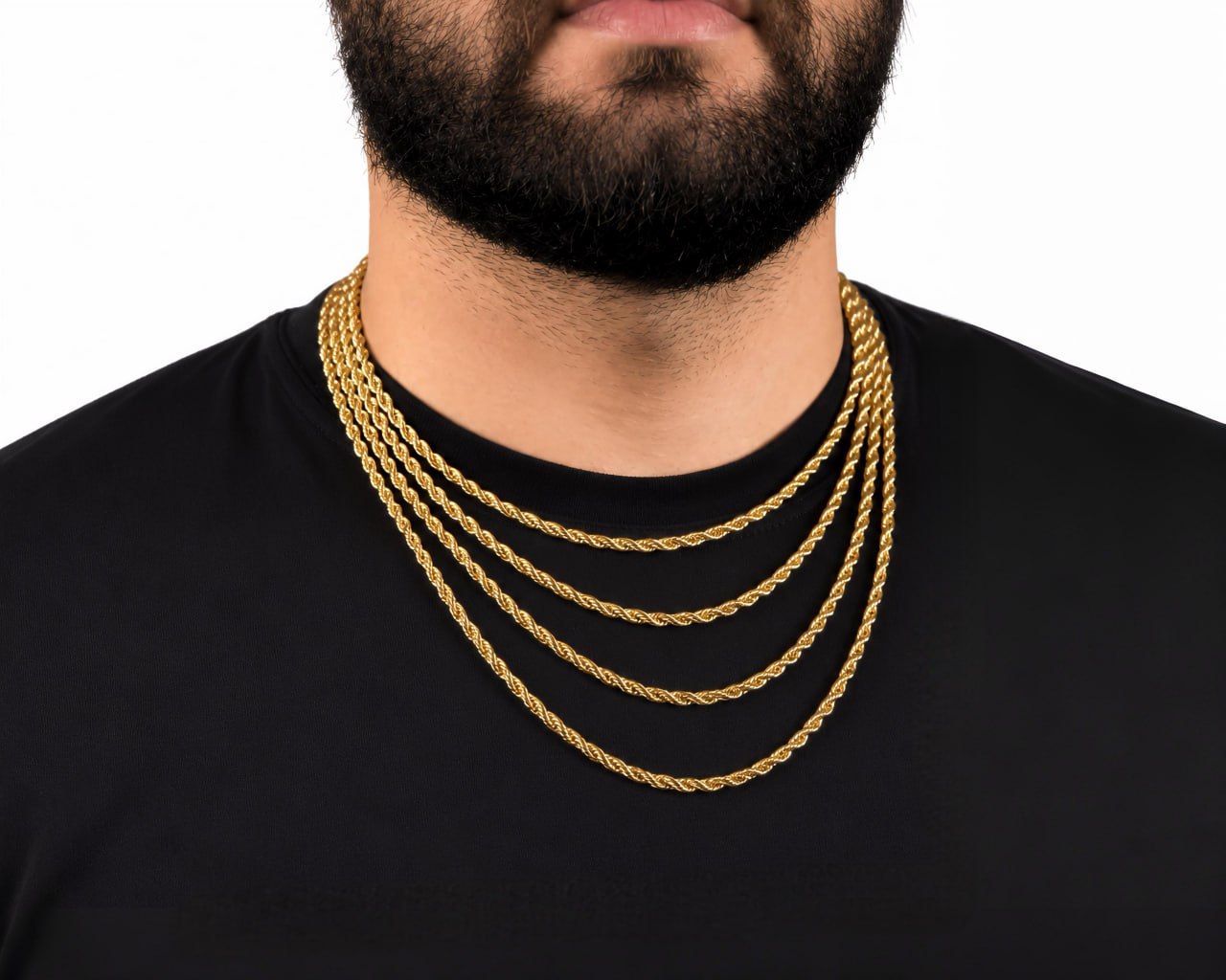 18K Rope Chain