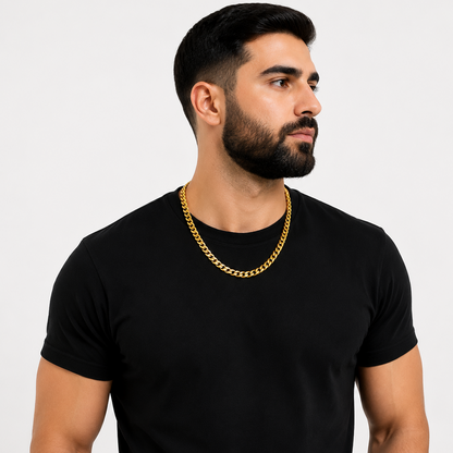18K Cuban Chain 8mm