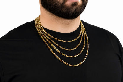 18K Cuban Chain 5mm