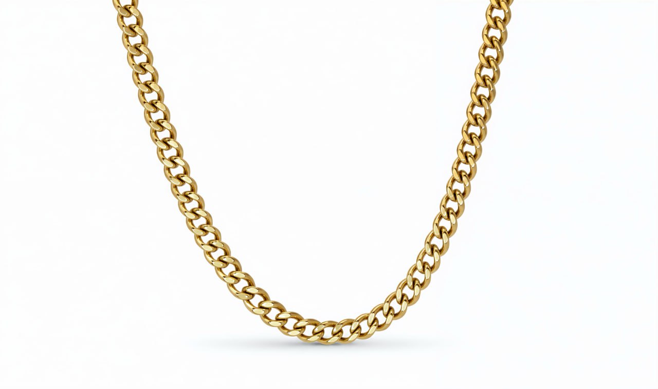 18K Cuban Chain 5mm